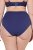 Ulla Popken 825676 Formende truser med høyt liv Kongeblå - Shapewear - 