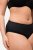 Ulla Popken 825790 Blomstrete truser med blonder Svart - Truser - 