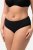 Ulla Popken 825790 Blomstrete truser med blonder Svart - Truser - 