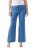 Ulla Popken 826163 Vide dressbukser Denimblå - Stoffbukser - Vide bukser til dame i store størrelser