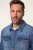 JP1880 826234 Jeansjakke med brystlommer Denimblå - Jakker - Store jakker - 2XL-12XL