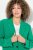 Ulla Popken 826487 Oversized blazer med klafflommer Smaragdgrønn - Blazere - Blazere i store størrelser for dame