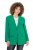 Ulla Popken 826487 Oversized blazer med klafflommer Smaragdgrønn - Blazere - Blazere i store størrelser for dame