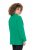 Ulla Popken 826487 Oversized blazer med klafflommer Smaragdgrønn - Blazere - Blazere i store størrelser for dame