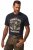 JP1880 Bavarian Design Vintage Looking T-Shirt Navy Blue - T-skjorter - Store T-skjorter - 2XL-14XL