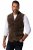 JP1880 827437 Semskevest med slag Mørkebrun - Dresser og blazere - Dresser i store størrelser