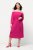 Ulla Popken 827740 Jerseykjole med 3/4-ermer Rosa - Midikjoler - Midikjoler i store størrelser