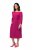 Ulla Popken 827740 Jerseykjole med 3/4-ermer Rosa - Midikjoler - Midikjoler i store størrelser