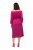 Ulla Popken 827740 Jerseykjole med 3/4-ermer Rosa - Midikjoler - Midikjoler i store størrelser