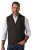 JP1880 828736 Tweedvest med strikket rygg Mørkebrun - Dresser og blazere - Dresser i store størrelser