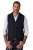 JP1880 828736 Tweedvest med strikket rygg Mørkeblå - Dresser og blazere - Dresser i store størrelser