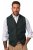 JP1880 828736 Tweedvest med strikket rygg Flaskegrønn - Dresser og blazere - Dresser i store størrelser