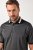 JAY-PI Quickdry Two-Tone Golf Poloshirt Black - Polo- & piqueskjorter - Poloskjorte i store størrelser - 2XL-8XL