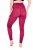 Ulla Popken 828982 Rutete strømpeleggings Bærrød - Strømpebukser & sokker - 