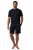 JP1880 829513 Pysjamas kort modell bellyfit Mørkeblå - Undertøy & badetøy - Undertøy store størrelser 