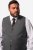Men+ 668 Madrid Dressvest Antrasitt - Dresser og blazere - Dresser i store størrelser