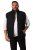 Men+ 578 Quiltet vest med ståkrage Svart - Jakker - Store jakker - 2XL-12XL