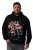 Men+ 100 Hettegenser Julenisse på motorsykkel Svart - Gensere og hettegensere - Store hettegensere - 2XL-14XL