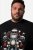 Men+ 148 T-skjorte bellyfit Julenisse på motorsykkel Svart - T-skjorter - Store T-skjorter - 2XL-14XL