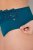 Ulla Popken 832864 Stringtruser med blonder Petrol - Truser - 