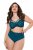 Ulla Popken 832864 Stringtruser med blonder Petrol - Truser - 