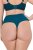 Ulla Popken 832864 Stringtruser med blonder Petrol - Truser - 