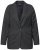 Ulla Popken 832935 Blazer i sildebensmønster med metallglans Grå - Blazere - Blazere i store størrelser for dame
