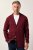 Boston Park 747 Flexlastic Strikket blazer Aubergine - Dresser og blazere - Dresser i store størrelser