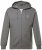 Men+ 851 Hettejakke Gråmelert - Gensere og hettegensere - Store hettegensere - 2XL-14XL