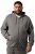 Men+ 851 Hettejakke Gråmelert - Gensere og hettegensere - Store hettegensere - 2XL-14XL
