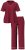 Ulla Popken 835397 Kortermet pyjamas med skjortekrage Lilla - Pyjamas/Loungewear - 
