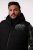 Men+ 442 Quiltet vest med hette og trykk Svart - Jakker - Store jakker - 2XL-12XL