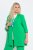Ulla Popken 836165 Lang blazer med 3/4-ermer Grønn - Blazere - Blazere i store størrelser for dame