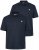 Men+ 258 Pikéskjorte Mørkeblå 2-pakning - Polo- & piqueskjorter - Poloskjorte i store størrelser - 2XL-8XL