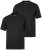 Men+ 285 T-skjorte med rund hals Svart 2-pakning - T-skjorter - Store T-skjorter - 2XL-14XL