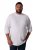 Men+ 307 Langermet T-skjorte Hvit - T-skjorter - Store T-skjorter - 2XL-14XL