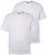 Men+ 311 T-skjorte bellyfit Hvit 2-pakning - T-skjorter - Store T-skjorter - 2XL-14XL