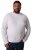 Men+ 313 Langermet T-skjorte bellyfit Hvit - T-skjorter - Store T-skjorter - 2XL-14XL