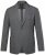 JP1880 Rimini Flexnamic Stripet jerseyblazer Koksgrå - Dresser og blazere - Dresser i store størrelser