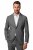JP1880 Rimini Flexnamic Stripet jerseyblazer Koksgrå - Dresser og blazere - Dresser i store størrelser