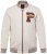 JP1880 836786 Collegejakke med emblem Benhvit - Jakker - Store jakker - 2XL-12XL