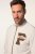JP1880 836786 Collegejakke med emblem Benhvit - Jakker - Store jakker - 2XL-12XL