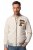 JP1880 836786 Collegejakke med emblem Benhvit - Jakker - Store jakker - 2XL-12XL