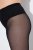 Ulla Popken 836800 Strømpeleggings Svart - Strømpebukser & sokker - 