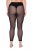 Ulla Popken 836800 Strømpeleggings Svart - Strømpebukser & sokker - 