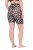 Ulla Popken 836803 Blomstrete antignagshorts Svart - Antignagshorts - 