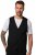 JP1880 New York Flexnamic Jerseyvest Svart - Dresser og blazere - Dresser i store størrelser