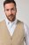 JP1880 New York Flexnamic Jerseyvest Beige - Dresser og blazere - Dresser i store størrelser