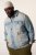 STHUGE 837222 Jeansjakke med brystlommer Lyseblå - Jakker - Store jakker - 2XL-12XL