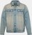 STHUGE 837222 Jeansjakke med brystlommer Lyseblå - Jakker - Store jakker - 2XL-12XL